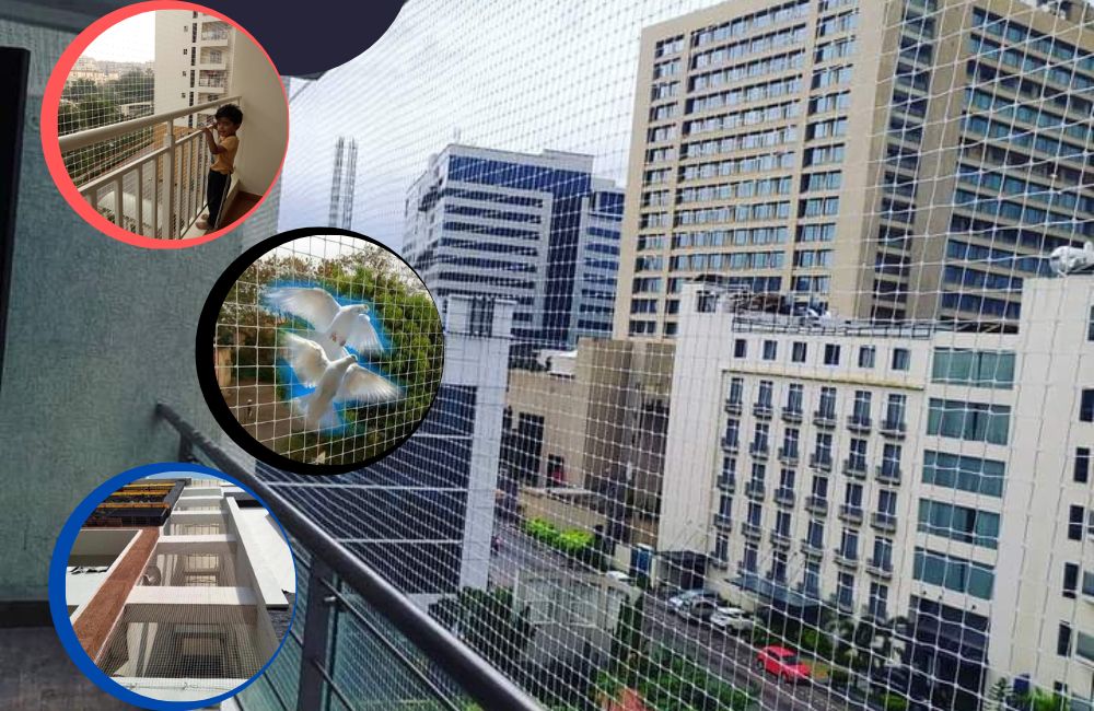 Ensuring Safety and Comfort — Pigeon Net and Invisible Grill Solutions in Gultekdi, Pune